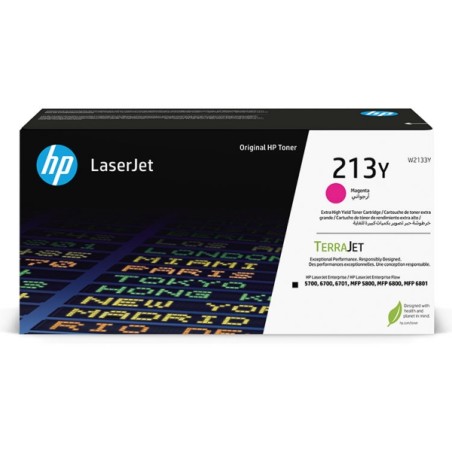 ✅ HP toner 213Y Magenta (W2133Y) couleur magenta en stock