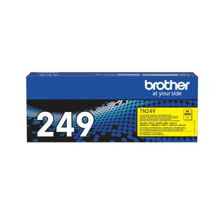✅ Brother Toner TN-249Y Jaune couleur jaune en stock