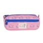 Trousse rectangulaire Milan Collection 460 - 2 compartiments zippés - Rose/Bleu