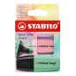 Surligneurs mini pastel Stabilo Boss x3 Surligneurs mini pastel Stabilo Boss x3
