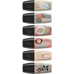 Marqueurs fluorescents mini Stabilo Boss Naturevibes 2-5 mm x6