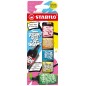 Mini-surligneurs fluorescents 2-5 mm x6 Stabilo Boss