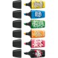 Mini-surligneurs fluorescents 2-5 mm x6 Stabilo Boss