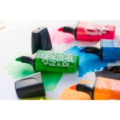 Surligneurs Stabilo couleurs vives
