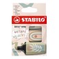 Marqueurs fluorescents Stabilo Boss Mini Naturevibes x3