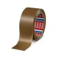 LOT de 6 Tesa 4100 Joint d'emballage résistant 50 mm x 66 mètres – PVC brut – Adhésif puissant – Couleur marron