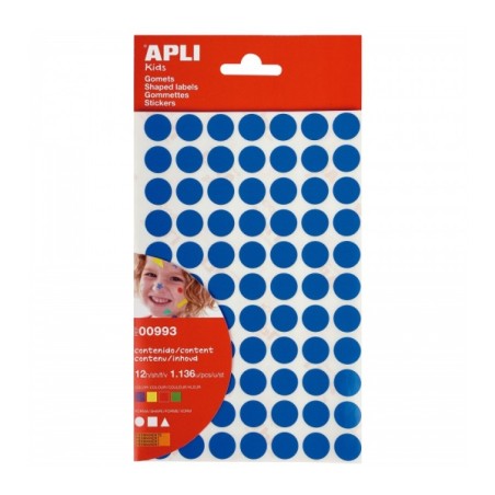 ✅ Apli Sachet de Gomets Adhésifs Permanents - 1 136 Gomets - Développe la Psychomotricité et la Créativité en stock