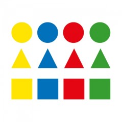 Apli Sachet de Gomets Adhésifs Permanents - 1 136 Gomets - Développe la Psychomotricité et la Créativité - Adhésif à Base d'Eau