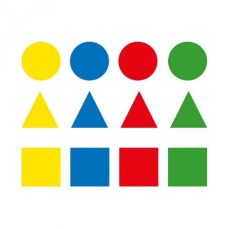 Apli Sachet de Gomets Adhésifs Permanents - 1 136 Gomets - Développe la Psychomotricité et la Créativité - Adhésif à Base d'Eau