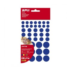 ✅ Apli Sachet de Gomets Adhésifs Permanents - 864 Gomets - Développement Psychomoteur - Qualité et Sécurité en stock