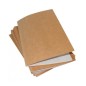 Mariola Pack de 50 sous-dossiers Kraft - Blanc 240gr - Format A4 - Fente de Fixation - Coloris Marron/Blanc