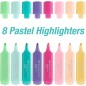 Surligneurs pastel Faber-Castell Textliner 46 étui de 8 Surligneurs pastel Faber-Castell Textliner 46 étui de 8