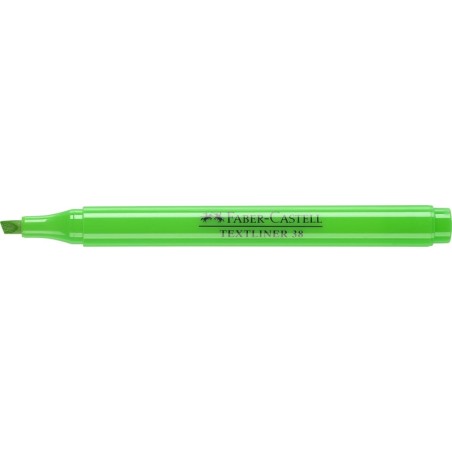 Marqueur fluorescent vert Faber-Castell Textliner 38 x10