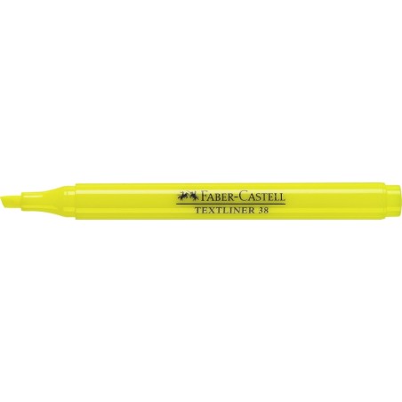 Marqueur fluorescent jaune Faber-Castell Textliner 38 x10