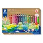 Crayons de couleur extra-épais 3 en 1 Staedtler Noris Junior - 18