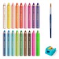 Crayons de couleur extra-épais 3 en 1 Staedtler Noris Junior - 18