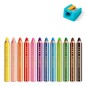 Crayons de couleur extra-épais Staedtler Noris Junior - lot de 12


