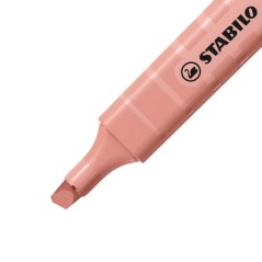 surligneur rose pastel Stabilo