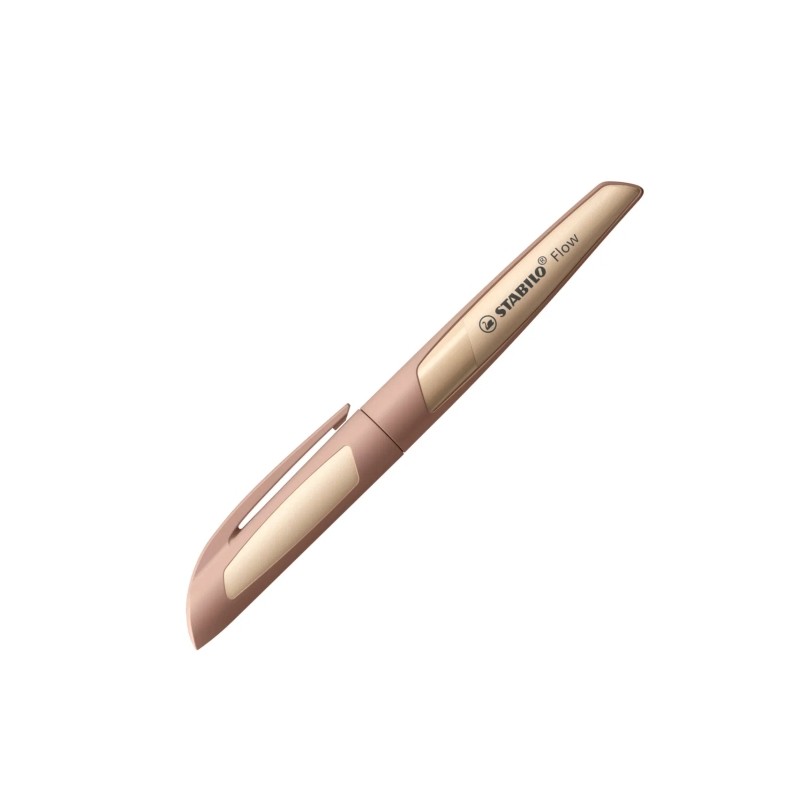 Stylo plume rechargeable Stabilo Flow - Plume M - Bleu roi