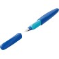 Stylo plume rechargeable Pelikan Twist - Bleu, pointe M acier