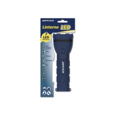 ✅ Lampe torche Jupiter White Light 7 LED 100 lm - Corps en caoutchouc - Résistance IP44 - Fonctionne avec 2 pil en stock