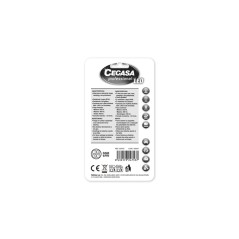 Lampe torche LED professionnelle Cegasa 400 lm - Dimensions : 12 x 4 cm - En aluminium - Fonctionne avec 4 piles AAA (non