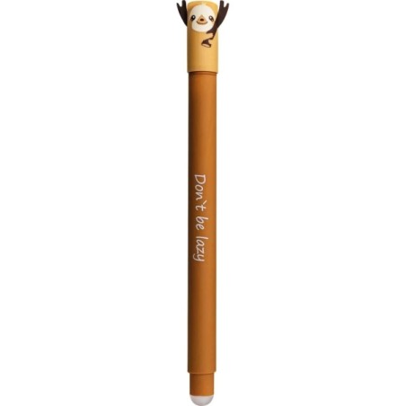 ✅ LOT de 6 Eberhard Faber Animal Efface-le ! Stylo à encre gel bleu effaçable - Course de 0,7 mm - Toucher dou en stock