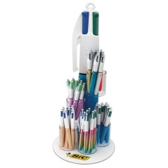 ✅ Coffret de 60 stylos à bille rétractables Bic 4 couleurs - Pointe moyenne 1,0 mm - Encre à l'huile - 4 coul en stock