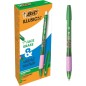 Stylo effaçable vert 0,7 mm Bic Illusions x12 - Rechargeable