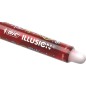 Stylo effaçable rouge 0,7 mm Bic Illusions - Lot de 12