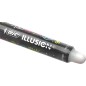 Stylo effaçable noir 0,7 mm Bic Illusions x12 - Rechargeable