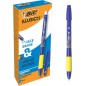 Stylo effaçable bleu 0,7 mm Bic Illusions x12 - Rechargeable