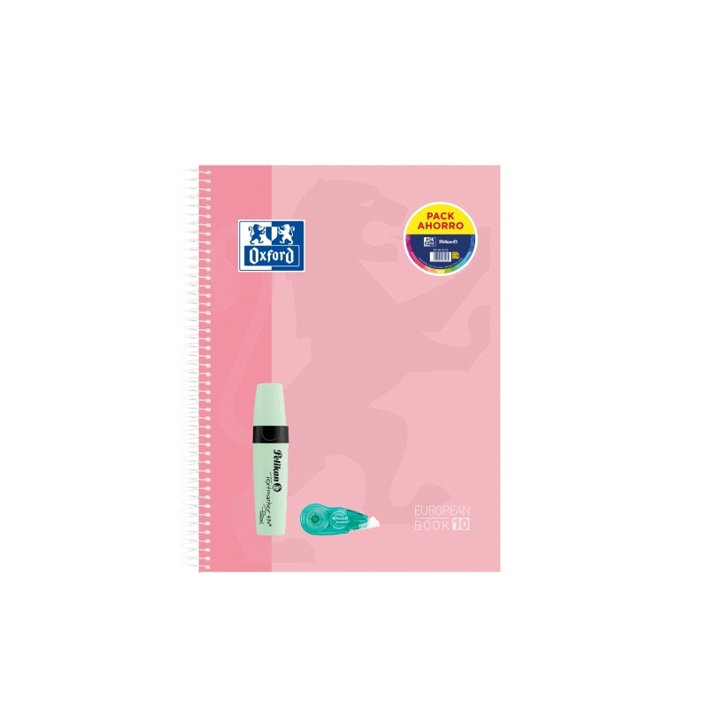 Cahiers Oxford Europeanbook A4+ 5x5mm 150p | Lot de 10 - Papeterie