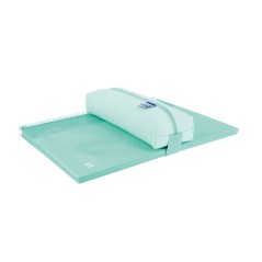 ✅ LOT de 5 Trousse rectangulaire Oxford Live & Go de taille moyenne - Matière matelassée - Bande élastique po en stock