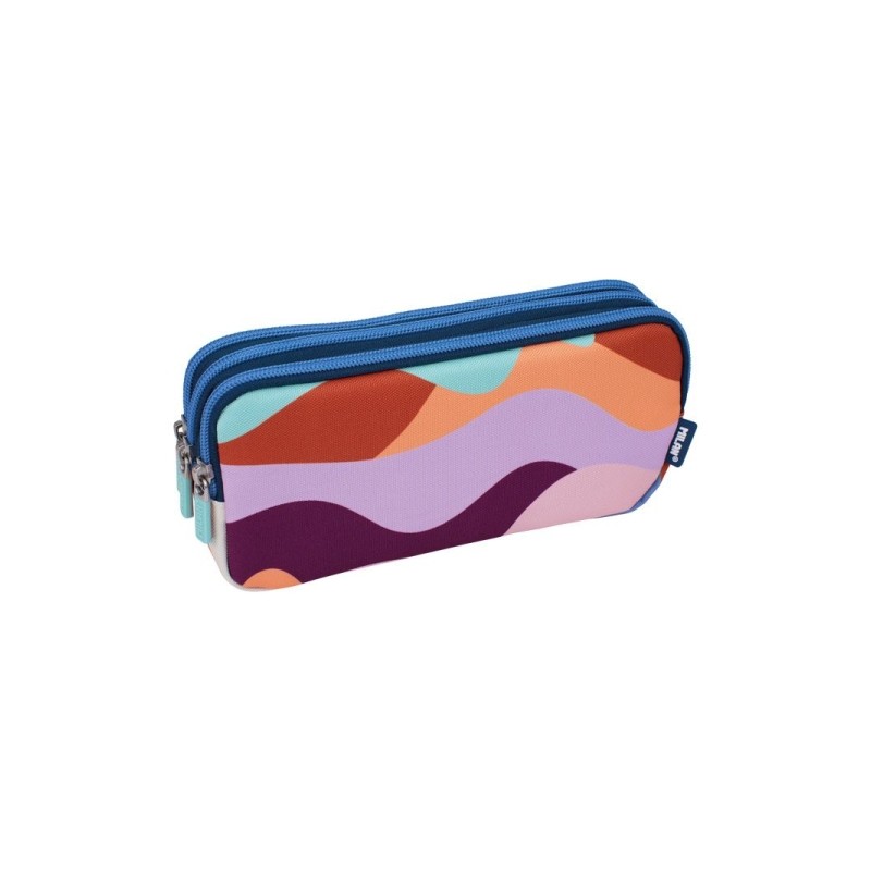 Milan, la trousse amusante à 3 grands compartiments - Fermeture éclair