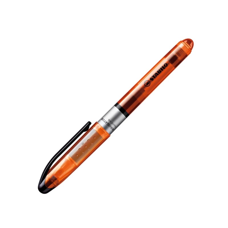 Surligneur fluorescent orange Stabilo Navigator x10