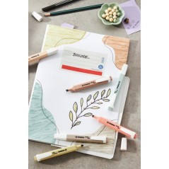 Marqueurs Stabilo pastel bureau étude
