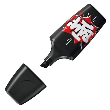 Surligneur Stabilo Boss Mini noir 2-5 mm lot de 10