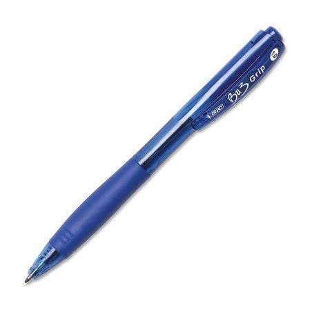 Stylos bille rétractables Bic Bu3 - Bleu - Lot de 4 - 1 mm