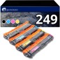 Pack de 4 Toners Compatibles Brother TN-249 – Noir, Cyan, Magenta, Jaune