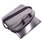 Sacoche Ewent pour ordinateur portable 15,6" - Bandoulière réglable - Polyester - Gris