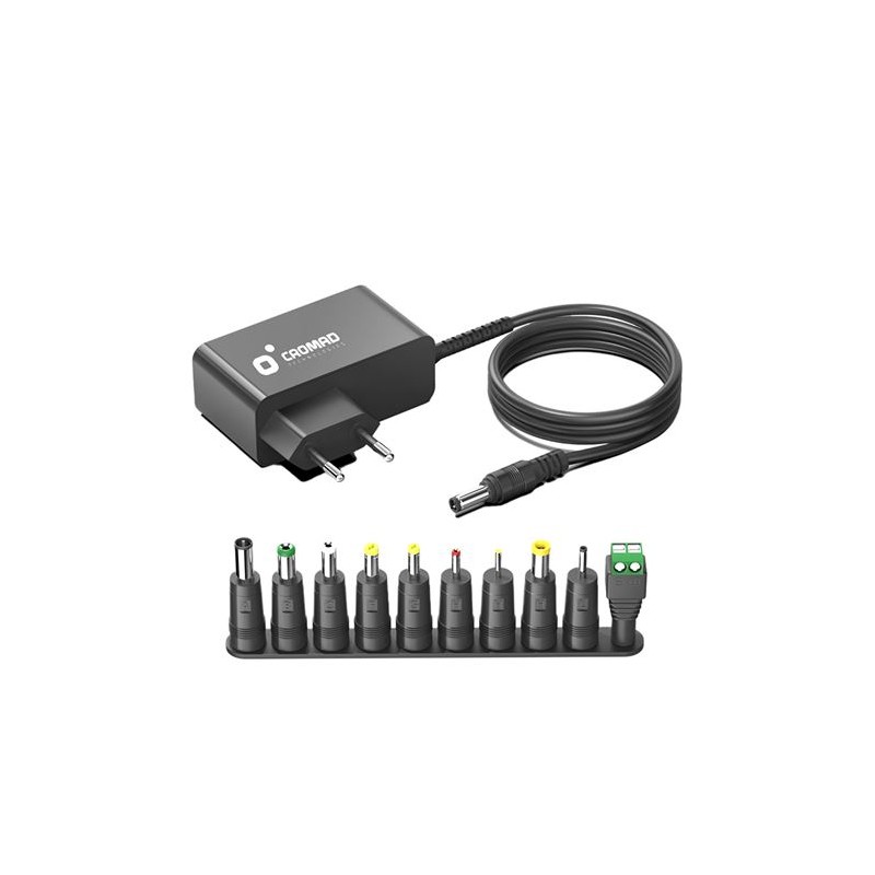 Chargeur mural universel automatique Cromad 24 W - 11 connecteurs différents