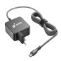 Chargeur mural universel USB-C pour ordinateur portable Cromad CR1204 65 W - Charge rapide PD 3.0 - Câble de 1,50 m - Noir