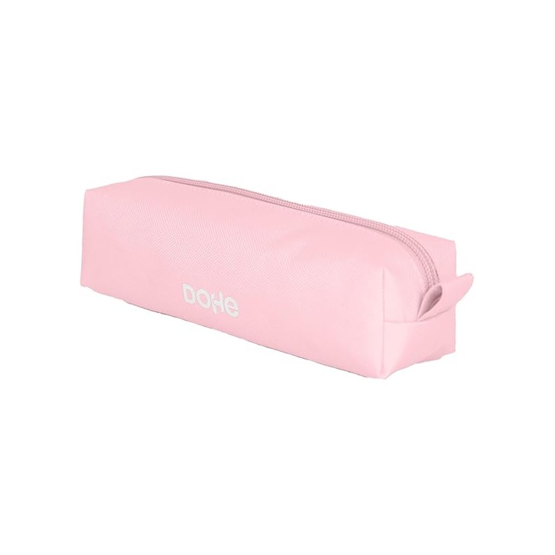 Trousse carrée Dohe Serenity - Fermeture éclair avec tirette en caoutchouc - Rose