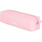 Trousse carrée Dohe Serenity - Fermeture éclair avec tirette en caoutchouc - Rose