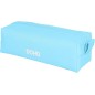 Trousse carrée Dohe Serenity - Fermeture éclair avec tirette en caoutchouc - Bleu