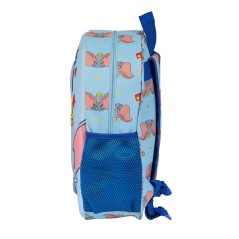 ✅ Sac à dos Safta Dumbo 3D - Dragonne - Porte-bouteille latéral - 27 x 33 x 10 cm - Bleu clair couleur Azul Cl en stock