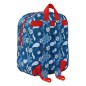 Sac à dos maternelle Safta Spidey 3D - Dragonne - Compartiment principal zippé - 22 x 27 x 10 cm - Bleu