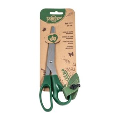 ✅ Ciseaux de bureau Faibo 21 cm - Acier inoxydable - Poignée ergonomique - Pointe émoussée - Vert foncé coul en stock