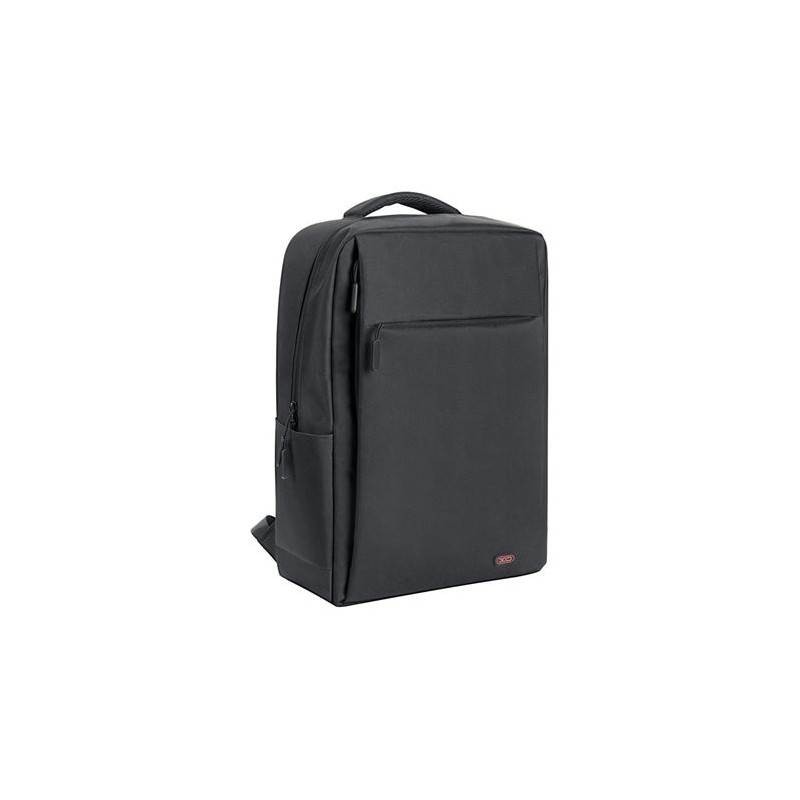 Sac à dos sport XO CB02BK pour ordinateur portable jusqu'à 17 pouces, étanche et résistant, chargement USB rapide, design